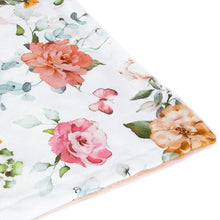 Elegant Floral Baby Blanket for Girls Multicolor Butterfly & Gentle Floral Printed 30x40 Inch(75x100cm)