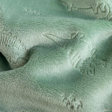 BORITAR Baby Blanket for Boys Girls, Ultra Soft Warm 3D Animal Print Blanket for Newborn Infant Toddler, Fleece Fluffy Blanket for Crib, Stroller (30x40 Inches, Sage Green)
