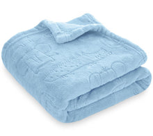 BORITAR Baby Blanket for Boys Girls Ultra Soft Fleece Warm and Lightweight Animal Blankets for Infant Toddler Newborn, 30x40 Inch, Blue