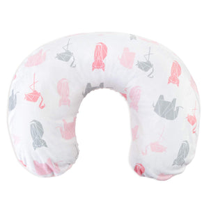 Nursing Pillow Cover (Pink Animals)