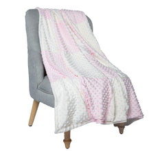 Baby Minky Blanket (Pink Dotted)