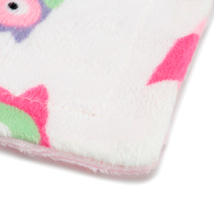 Baby Minky Blanket (Pink Owl)
